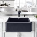 BLANCO Anthracite 30 x 19 in. No Hole Composite Single Bowl Undermount Kitchen Sink 