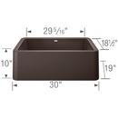 BLANCO Café 30 x 19 in. No Hole Composite Single Bowl Undermount Kitchen Sink 
