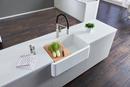 BLANCO White 30 x 19 in. No Hole Composite Single Bowl Undermount Kitchen Sink 