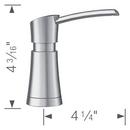 BLANCO PVD Steel Soap Dispenser in Stainless Steel 
