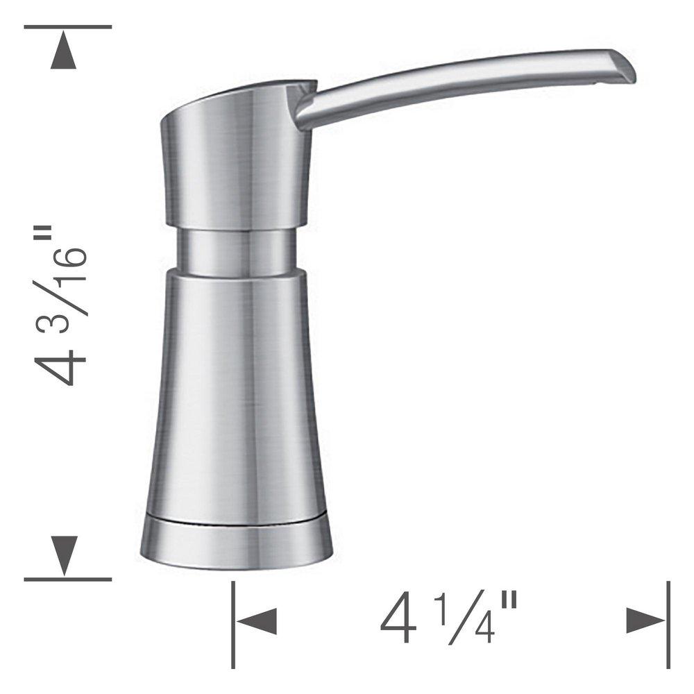 BLANCO PVD Steel Soap Dispenser in Stainless Steel 