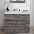 Vanity with 3-Drawer in Organic Brown