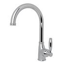 Single Handle Pull Down Bar Faucet in Polished Chrome
