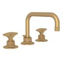 Two Handle Widespread Bathroom Sink Faucet in French Brass