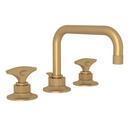 ROHL&reg; French Brass Two Handle Widespread Bathroom Sink Faucet 