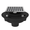 2 in. Cast Iron No-Hub Drain Kit with Decorative Cover