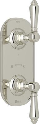 ROHL&reg; Polished Nickel Two Handle Bathtub & Shower Faucet (Trim Only) 