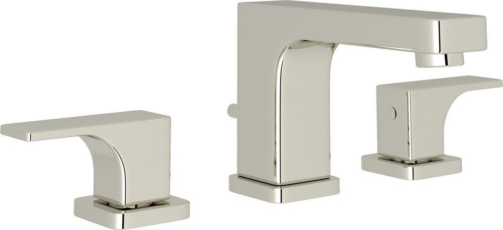 ROHL&reg; Polished Nickel Two Handle Widespread Bathroom Sink Faucet 