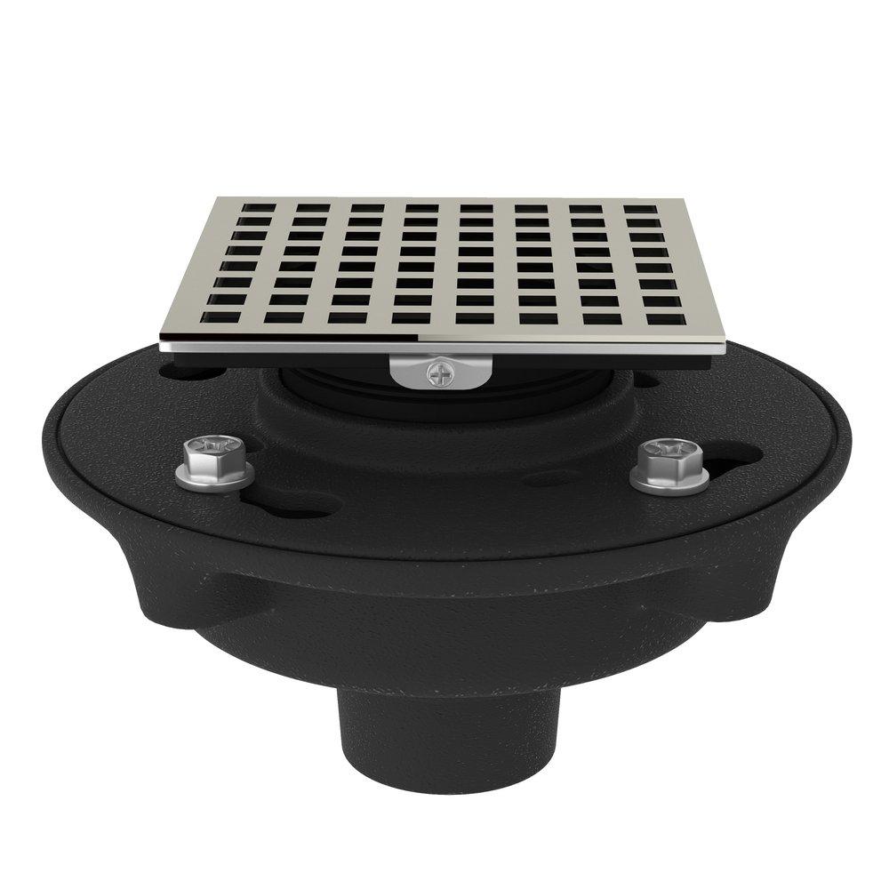 ROHL&reg; 2 in. No Hub Cast Iron Shower Drain 