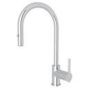 ROHL&reg; Polished Chrome Single Handle Pull Down Kitchen Faucet 