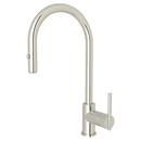 ROHL&reg; Polished Nickel Single Handle Pull Down Kitchen Faucet 