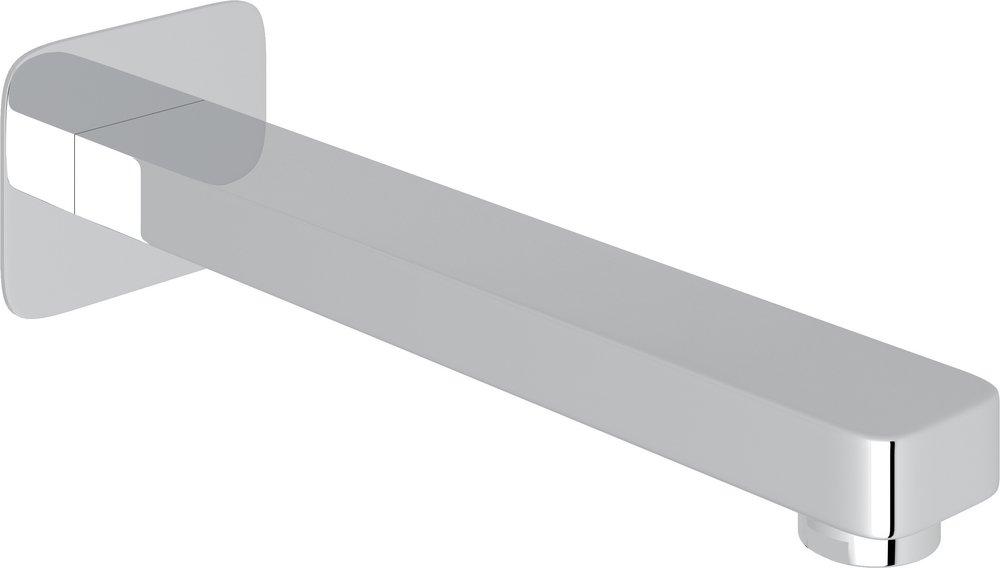 ROHL&reg; Polished Chrome 8-3/4 in. Brass Tub Spout 