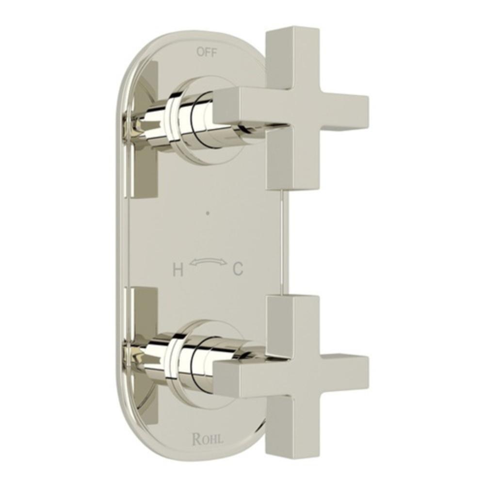 ROHL&reg; Polished Nickel Two Handle Bathtub & Shower Faucet (Trim Only) 