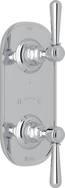 ROHL&reg; Polished Chrome Two Handle Bathtub & Shower Faucet (Trim Only) 