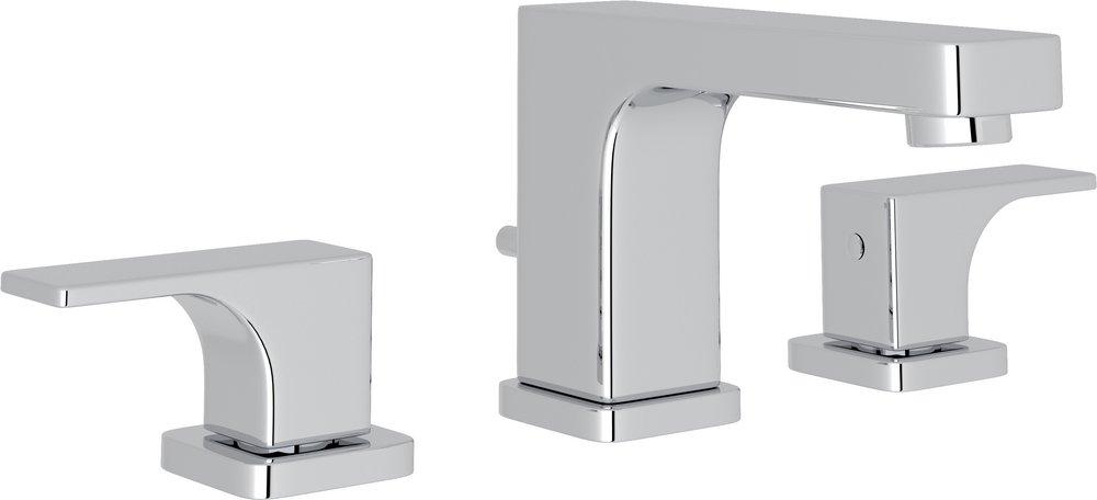 ROHL&reg; Polished Chrome Two Handle Widespread Bathroom Sink Faucet 