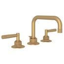 ROHL&reg; French Brass Two Handle Widespread Bathroom Sink Faucet 