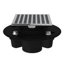 ROHL&reg; Polished Chrome 3 in. Push On Plastic Shower Drain 