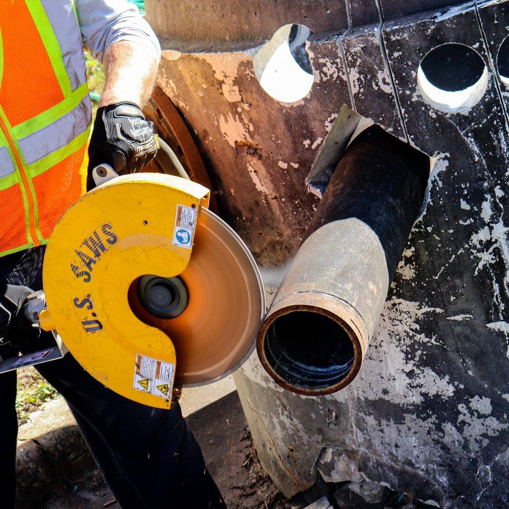 U.S.SAWS Safety Yellow Hand Held Air Power SAW 