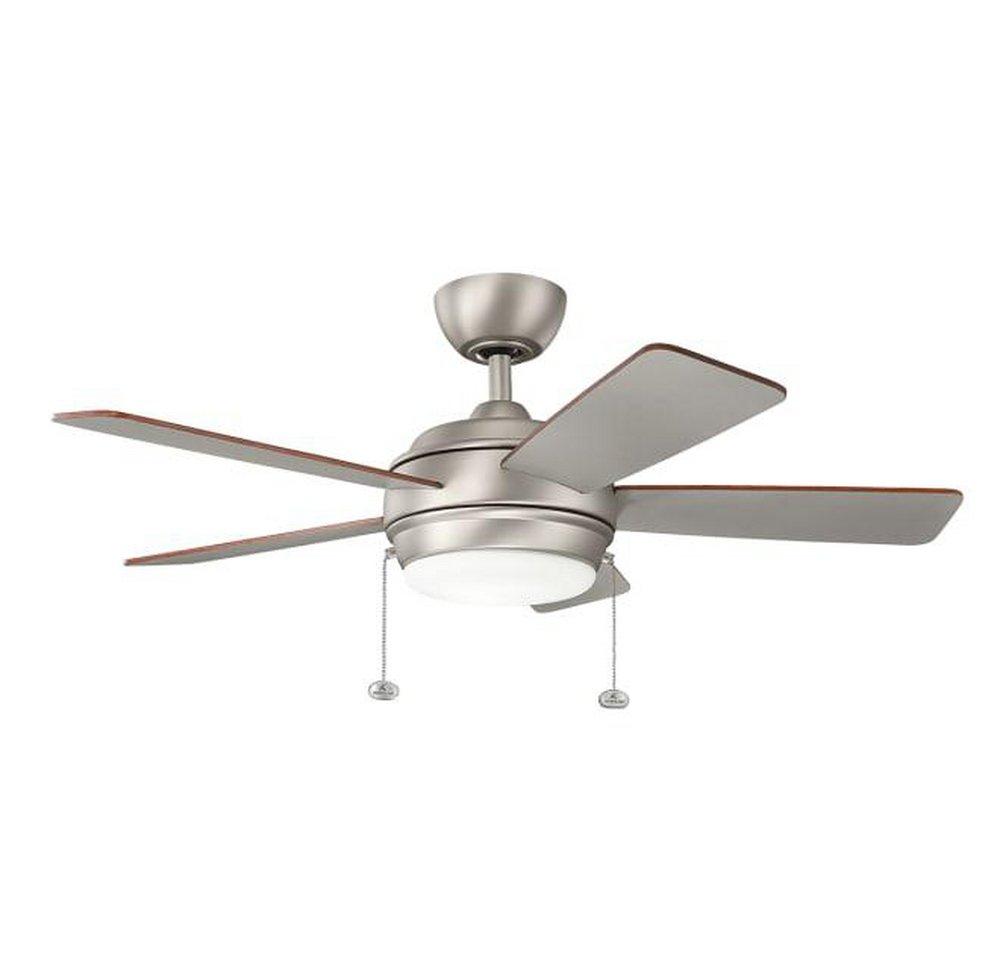 Kichler Lighting Brushed Nickel 42 in. 48W 5-Blade LED Ceiling Fan 
