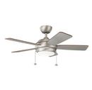 Kichler Lighting Brushed Nickel 42 in. 48W 5-Blade LED Ceiling Fan 