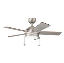 42 in. 48W 5-Blade LED Ceiling Fan in Brushed Nickel