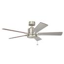 52 in. 5-Blade Ceiling Fan in Brushed Nickel