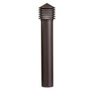 Textured Architectural Bronze *CVR* LUVRD LED BOLLARD 