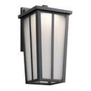Kichler Lighting Textured Black 17W 1-Light LED Outdoor Wall Sconce 