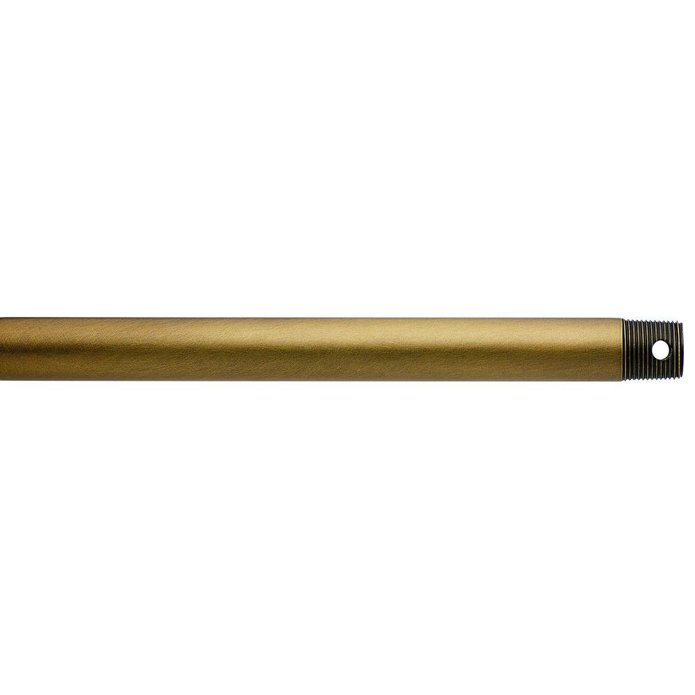 Kichler Lighting Natural Brass 1 in. Fan Downrod in Natural Brass 
