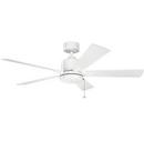 Kichler Lighting Matte White 52 in. 67W 5-Blade Ceiling Fan 