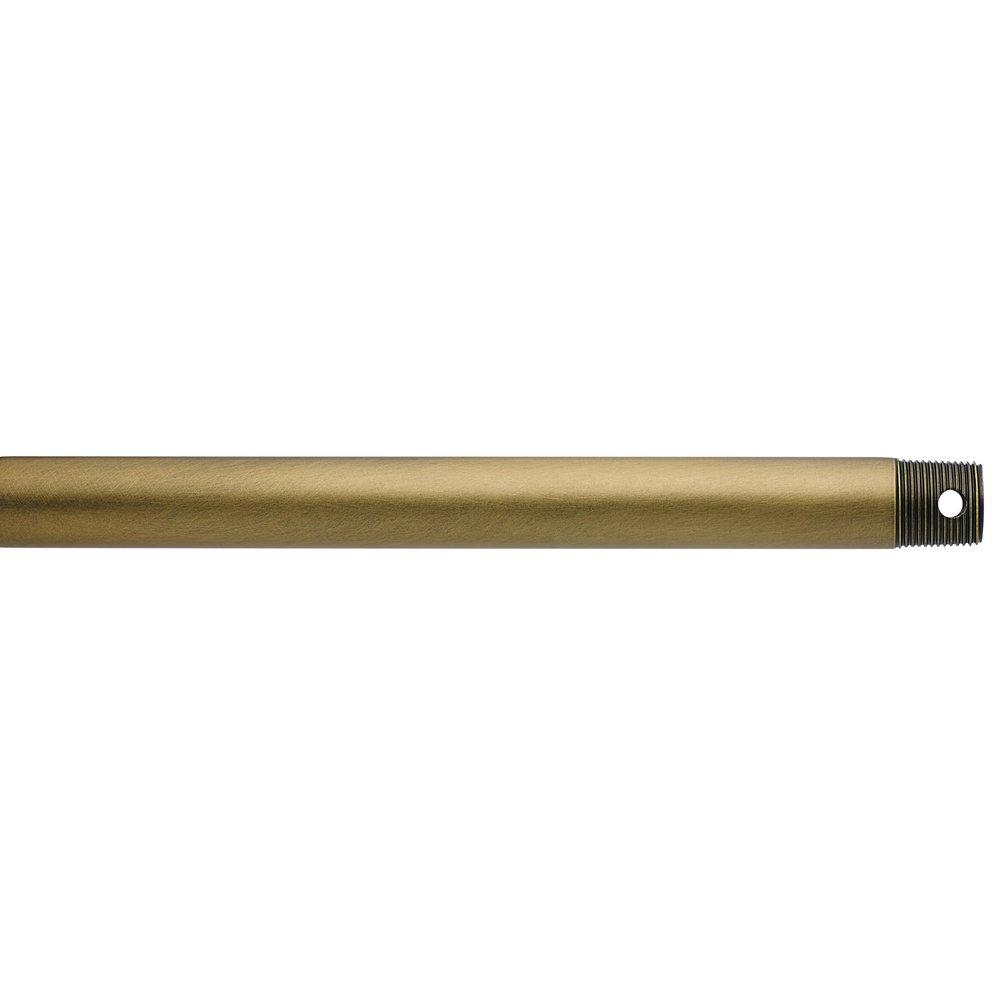 Kichler Lighting Natural Brass 1 in. Fan Downrod in Natural Brass 