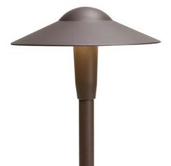 4W 1-Light LED Path Light in Textured Architectural Bronze