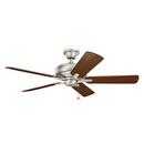 Kichler Lighting Brushed Nickel 52 in. 5-Blade Ceiling Fan 