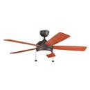 Kichler Lighting Olde Bronze 53W 5-Blade Ceiling Fan with 52 in. Blade Span and 1-Light 