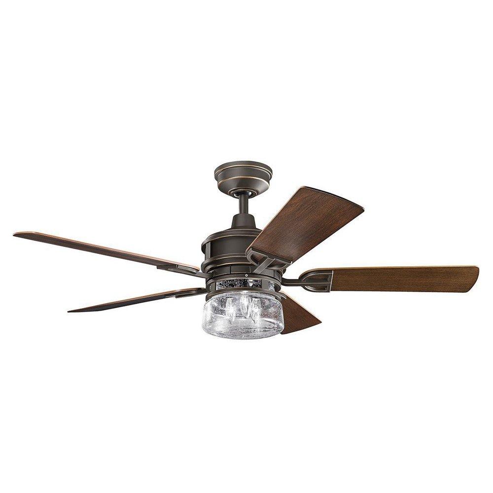 Kichler Lighting Olde Bronze 60 in. 5-Blade Ceiling Fan 