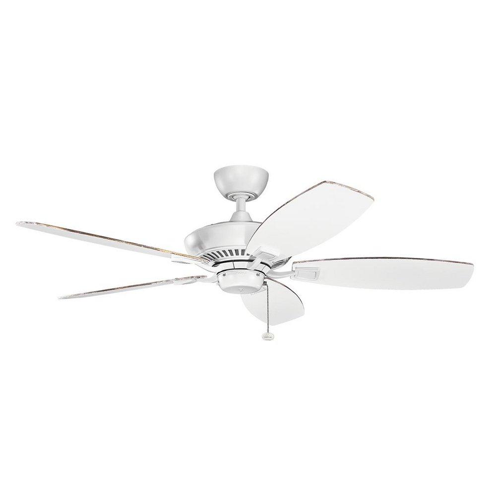 Kichler Lighting Matte White 52 in. 5-Blade Ceiling Fan 