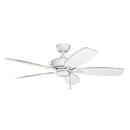 Kichler Lighting Matte White 52 in. 5-Blade Ceiling Fan 