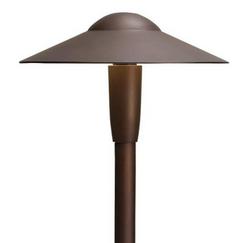 4.3W 3-Light Integrated LED Path Light in Textured Architectural Bronze