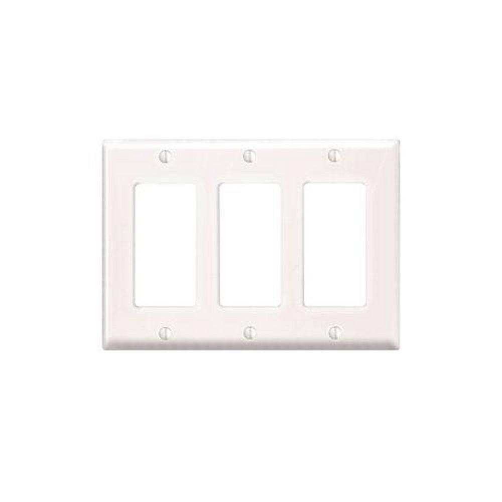 LEVITON White Wall Plate 