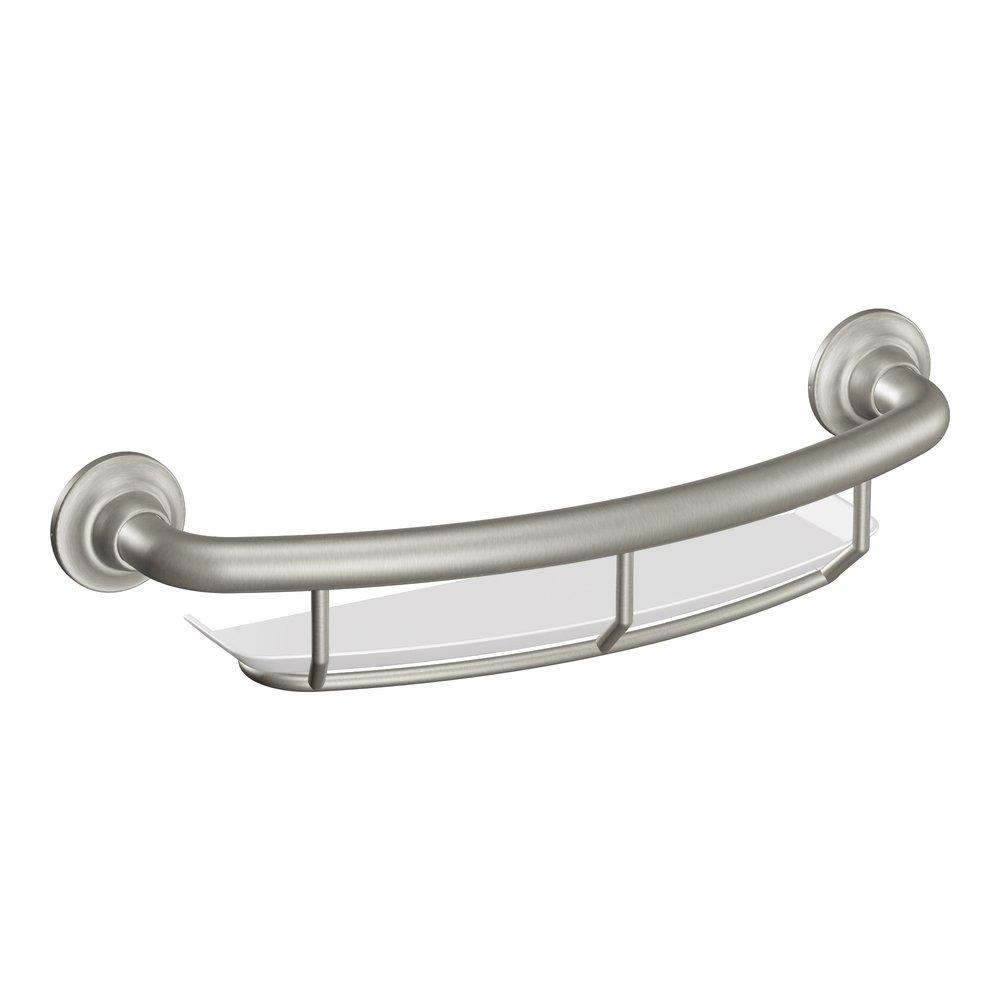 Moen Brushed Nickel 16 in. Grab Bar 