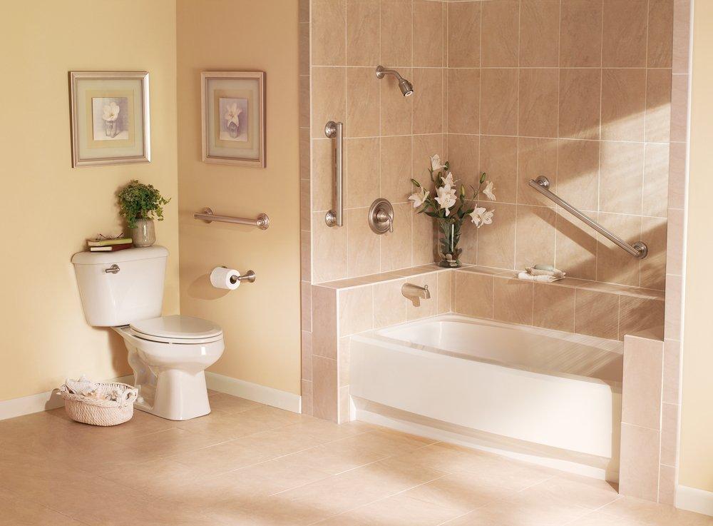 Moen Polished Chrome 16 in. Designer Grab Bar 