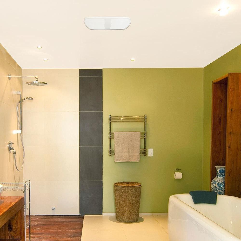 100 CFM Bathroom Exhaust Fan in White 