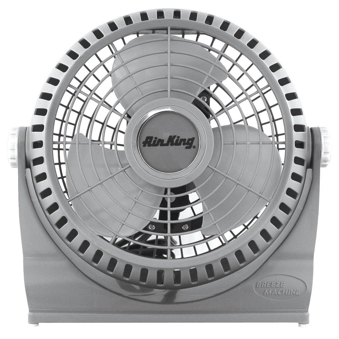 Air King America Inc Grey 9 in. 2-speed Pivot Fan 