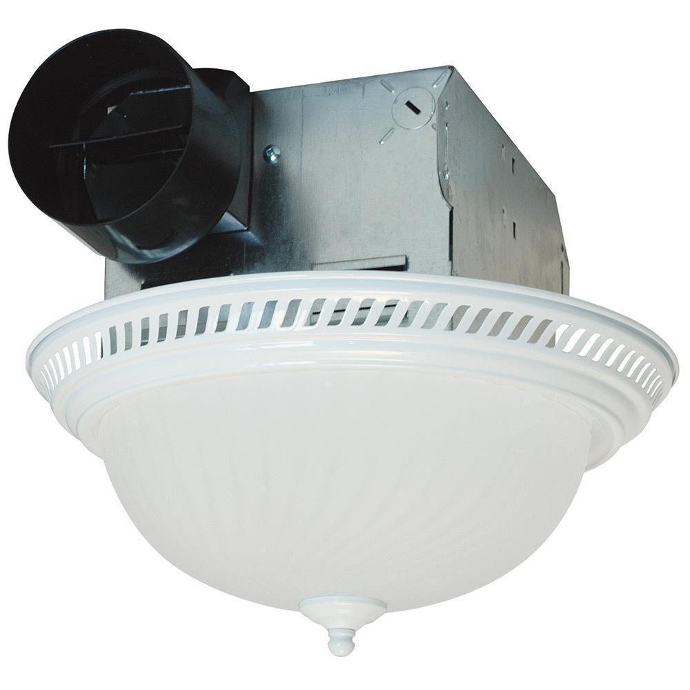 Air King America Inc White Bathroom Exhaust Fan in White 