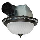 70 CFM Ceiling Mount Decorative Bathroom Exhaust Fan with LED Light in Oil Rubbed Bronze - 4 Sones