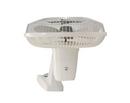 Air King America Inc White 12 in. 3-Blade Wall Mount Oscillating Fan 