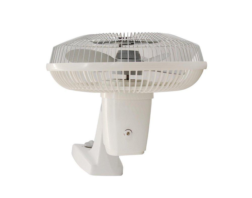 Air King America Inc White 12 in. 3-Blade Wall Mount Oscillating Fan 