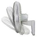 Air King America Inc White 12 in. 3-Blade Wall Mount Oscillating Fan 