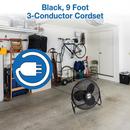 Air King America Inc 3-Blade Pivoting Floor Portable Fan 