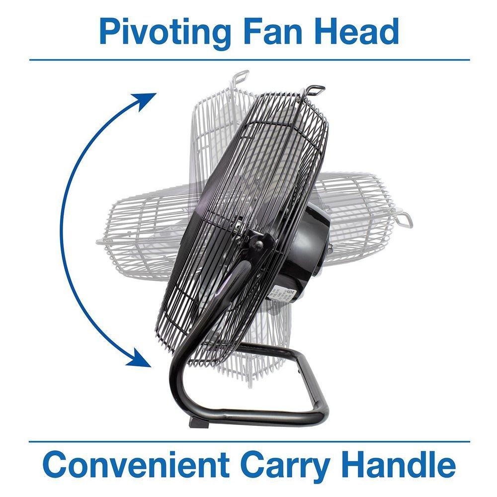 Air King America Inc 3-Blade Pivoting Floor Portable Fan 